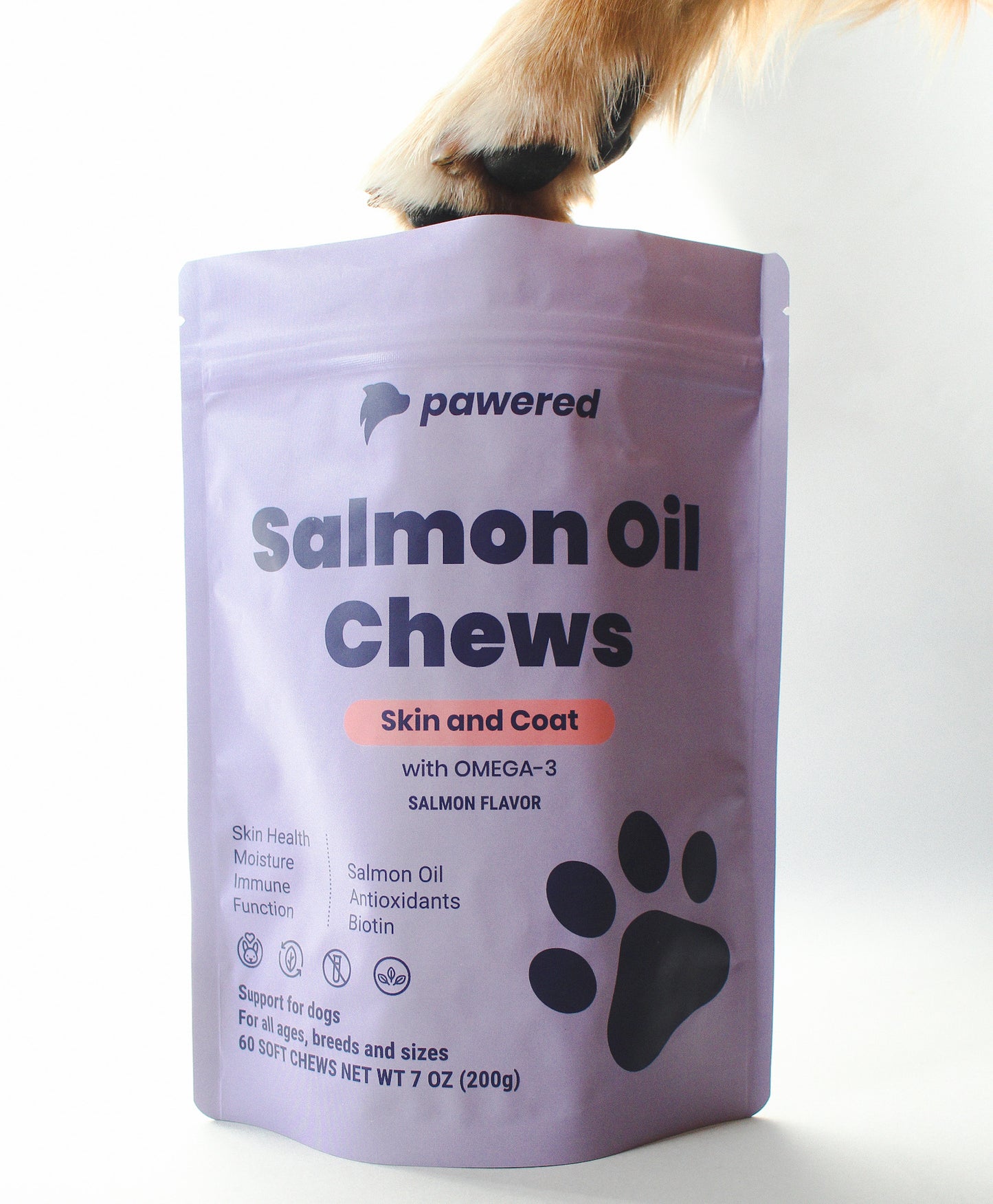 skin and coat dog supplements, folic acid, salmon oil, omega 3, Biotin, kelp, fur