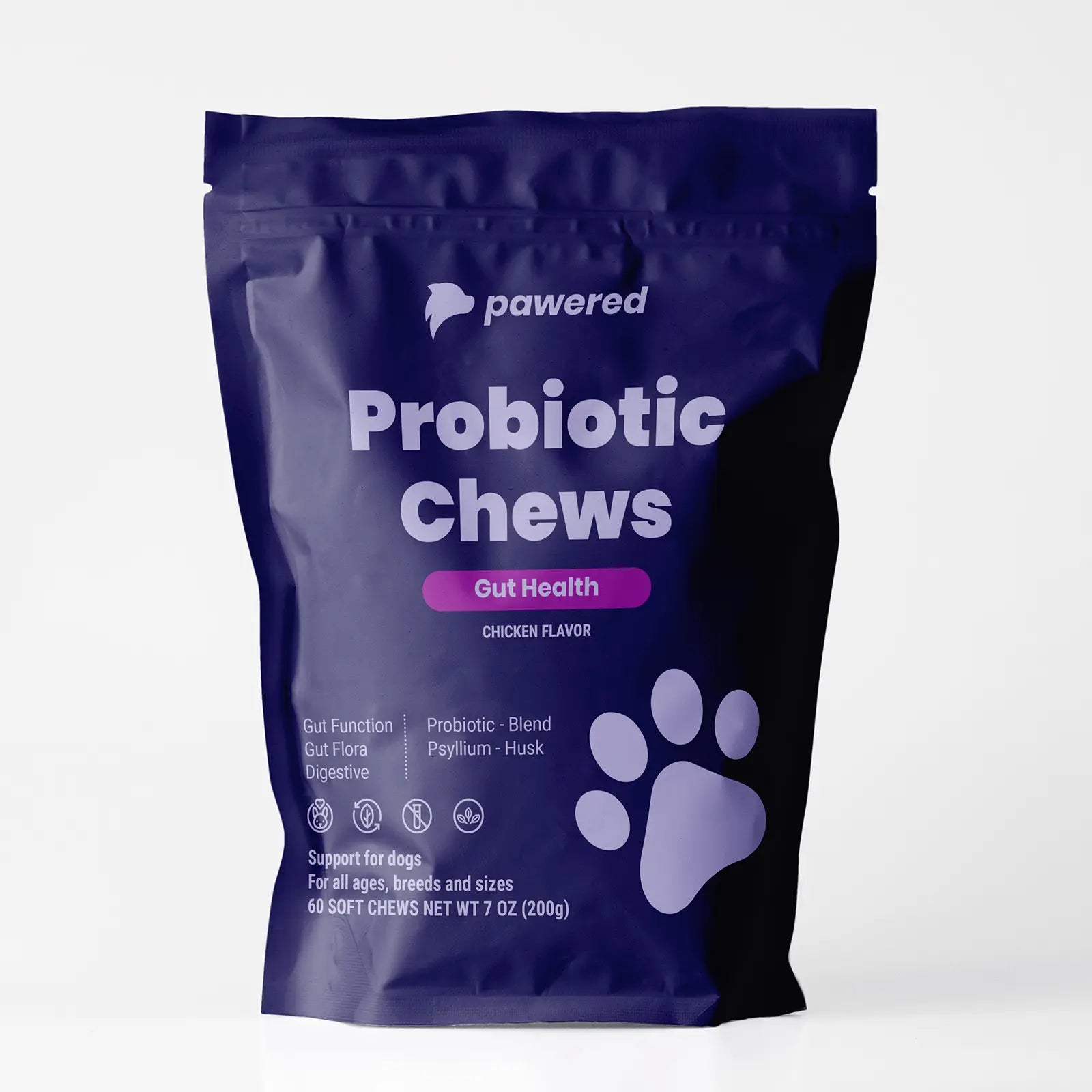 Probiotic Dog Chews, gut health, healthy bowel movement, gut flora, good bacteria, digestive, probiotic blend